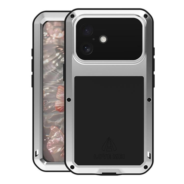 LOVE MEI Metal Shockproof Life Waterproof Dustproof Phone Case, For iPhone 17 Pro Max, For iPhone 17 Pro, For iPhone 17, For iPhone 16 Pro Max, For iPhone 16 Pro, For iPhone 16, For iPhone 15 Pro Max, For iPhone 15 Pro