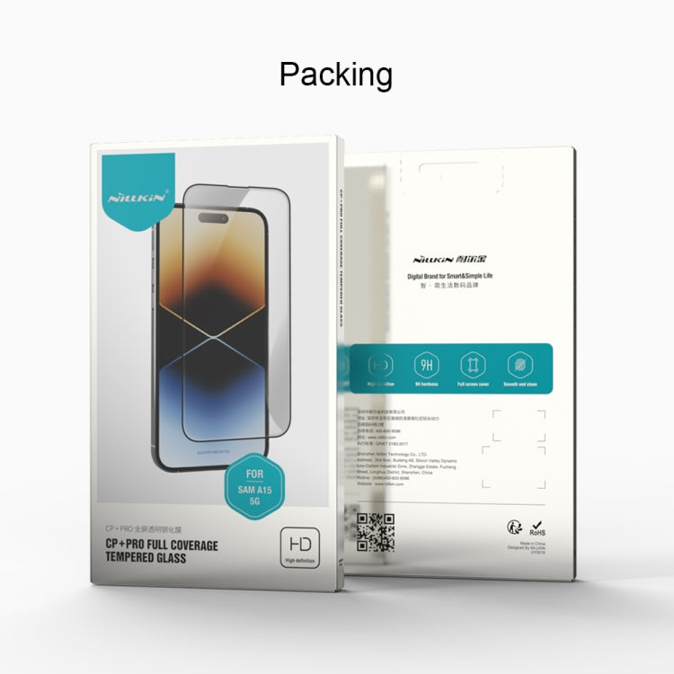 NILLKIN CP+Pro 9H Explosion-proof Tempered Glass Film, For Samsung Galaxy A15 5G, For Samsung Galaxy A55 5G, For Samsung Galaxy A35, For Samsung Galaxy S24 Ultra, For Samsung Galaxy S24+ 5G, For Samsung Galaxy S24 5G, For Samsung Galaxy A05 / A05s