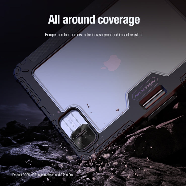 NILLKIN Bumper Pro Multi-angle Folding Style Tablet Leather Case, For iPad Pro 13 2025 / 2024, For iPad Pro 11 2025 / 2024, For iPad Air 13 2024 / 2025