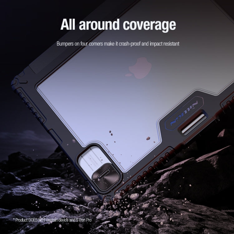 NILLKIN Bumper Pro Multi-angle Folding Style Tablet Leather Case, For iPad Pro 13 2025 / 2024, For iPad Pro 11 2025 / 2024, For iPad Air 13 2024 / 2025