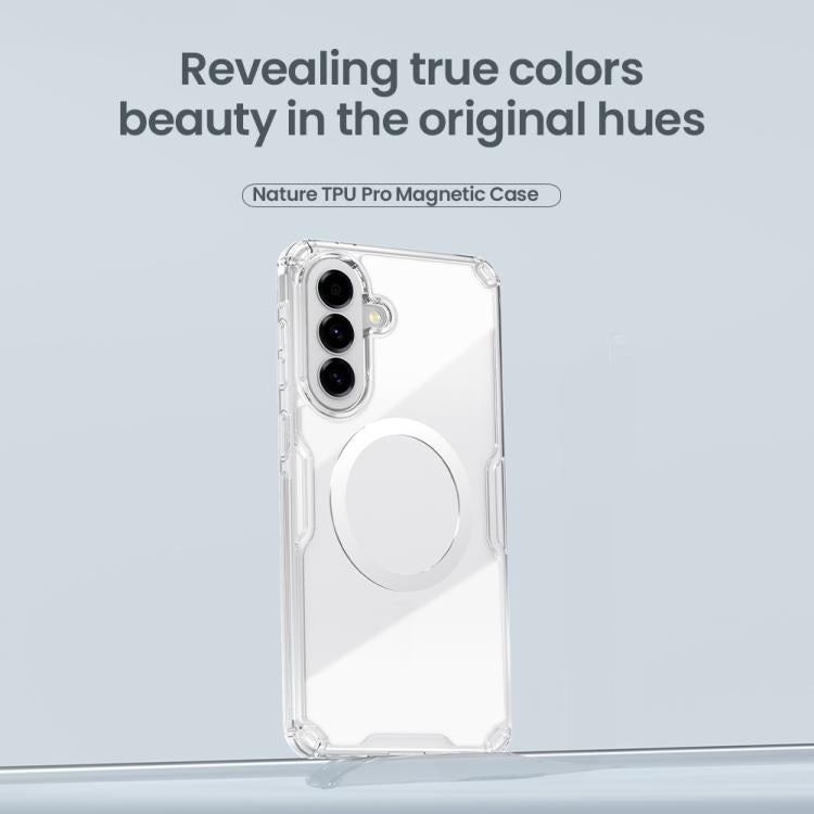 NILLKIN Ultra Clear Magnetic PC + TPU Phone Case, For Samsung Galaxy A56 5G, For Samsung Galaxy A55