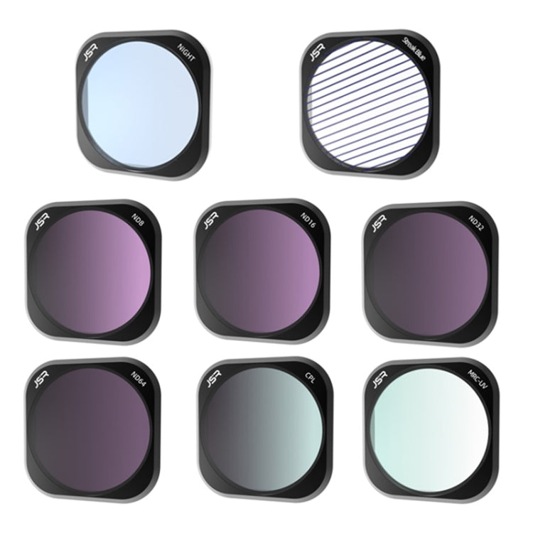 For Insta360 Ace Pro JSR ACE PRO KB Series Camera Lens Filter, MCUV, CPL, ND8, ND16, ND32, ND64, ND1000, ND8PL, ND16PL, ND32PL, ND64PL, NIGHT, STAR, Streak Gold Drawing, Streak Blue Drawing, Macro 10X, 3 in 1 CPL ND8 ND16, 4 in 1 UV CPL ND16 ND32