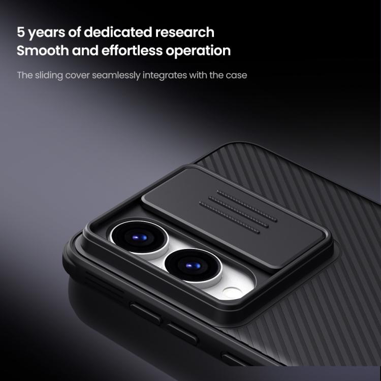 NILLKIN Black Mirror Pro Series Camshield PC Phone Case, For Samsung Galaxy S25 Edge 5G, For Samsung Galaxy S25 5G, For Samsung Galaxy S25+ 5G, For Samsung Galaxy S25 Ultra 5G, For Samsung Galaxy S24 FE 5G