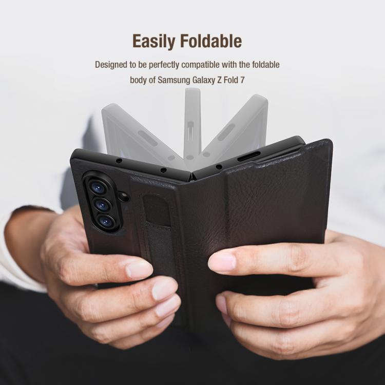 NILLKIN Ogg Leather Phone Case, For Samsung Galaxy Z Fold7 5G, For Samsung Galaxy Z Fold6 5G
