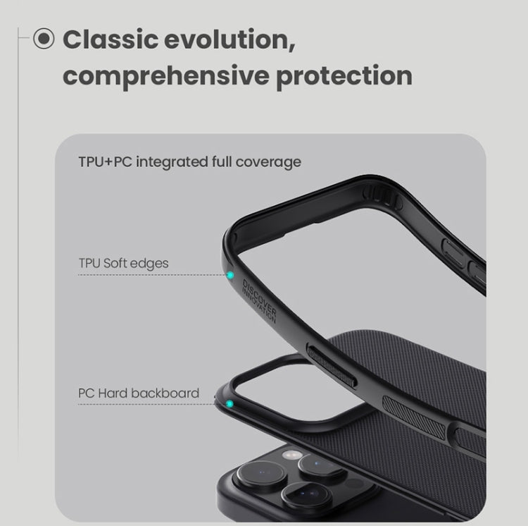 NILLKIN Frosted Shield Pro Magnetic Magsafe Phone Case, For iPhone 16 Pro Max, For iPhone 16 Pro