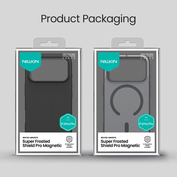 NILLKIN Frosted Shield Pro Magnetic Magsafe Phone Case, For iPhone 17 Pro Max, For iPhone 17 Pro, For iPhone 17, For iPhone Air, For iPhone 16e, For iPhone 16 Plus, For iPhone 16