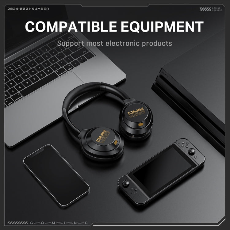 ONIKUMA GT811 Head-mounted Dual Noise Reduction Wireless Bluetooth Earphone, GT811(Black)