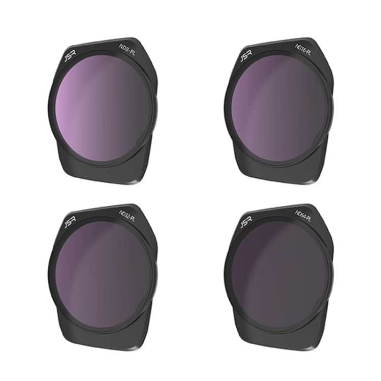 For DJI Air 3S JSR CB Series Drone Lens Filter, UV, CPL, ND8, ND16, ND32, ND64, ND8PL, ND16PL, ND32PL, ND64PL, NIGHT, STAR, Streak Drawing Blue, Adjustable CPL, 3 in 1 ND8/32/64, 4 in 1 CPL ND8/32/64, 4 in 1 ND8-64PL, 6 in 1 ND8-64 CPL STAR