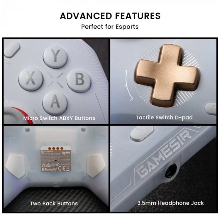 GameSir Cyclone 2 Bluetooth Wireless Game Controller, With Charging Base, Without Charging Base
