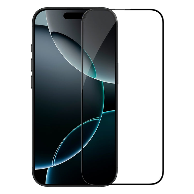NILLKIN 3D CP+MAX Anti-Explosion Full Coverage Tempered Glass Film, For iPhone 16 Pro Max, For iPhone 16 Pro, For iPhone 16 Plus, For iPhone 16