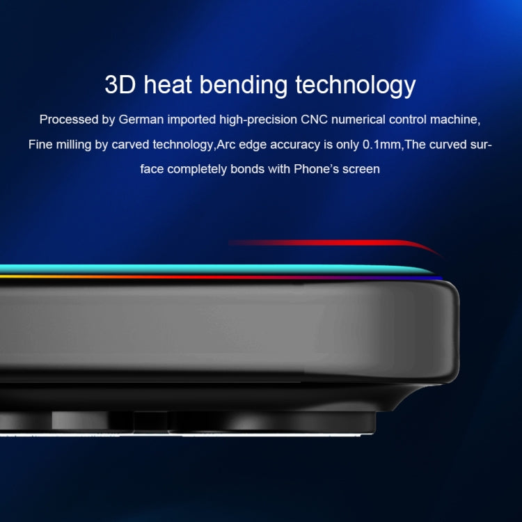 NILLKIN 3D CP+MAX Anti-Explosion Full Coverage Tempered Glass Film, For iPhone 16 Pro Max, For iPhone 16 Pro, For iPhone 16 Plus, For iPhone 16