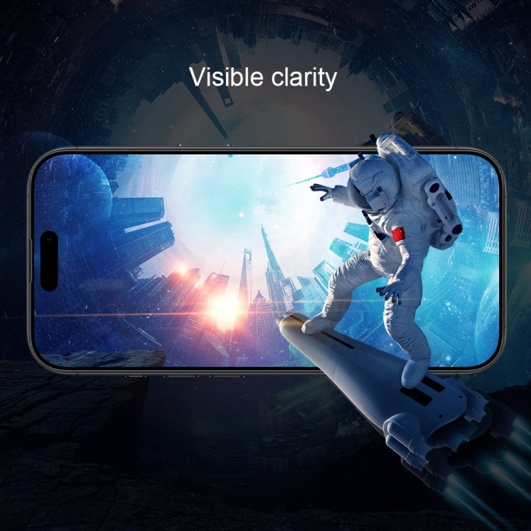 NILLKIN 3D CP+MAX Anti-Explosion Full Coverage Tempered Glass Film, For iPhone 16 Pro Max, For iPhone 16 Pro, For iPhone 16 Plus, For iPhone 16