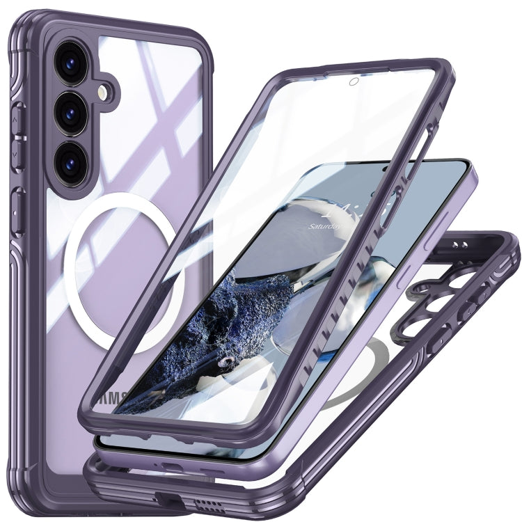 RedPepper Tempered Glass MagSafe Phone Case, For Samsung Galaxy S25 FE 5G, For Samsung Galaxy S25 Edge 5G, For Samsung Galaxy S25 5G, For Samsung Galaxy S25+ 5G, For Samsung Galaxy S25 Ultra 5G