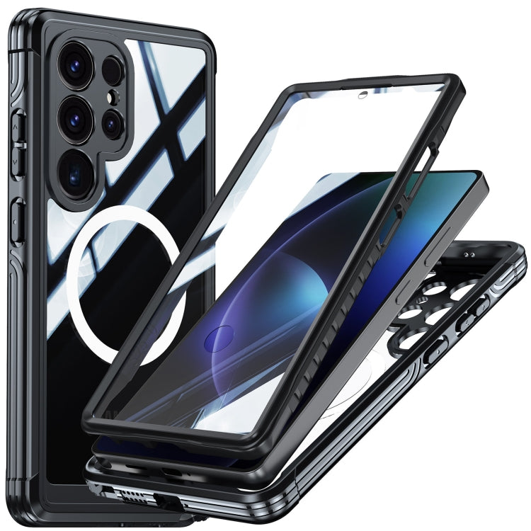 RedPepper Tempered Glass MagSafe Phone Case, For Samsung Galaxy S25 FE 5G, For Samsung Galaxy S25 Edge 5G, For Samsung Galaxy S25 5G, For Samsung Galaxy S25+ 5G, For Samsung Galaxy S25 Ultra 5G