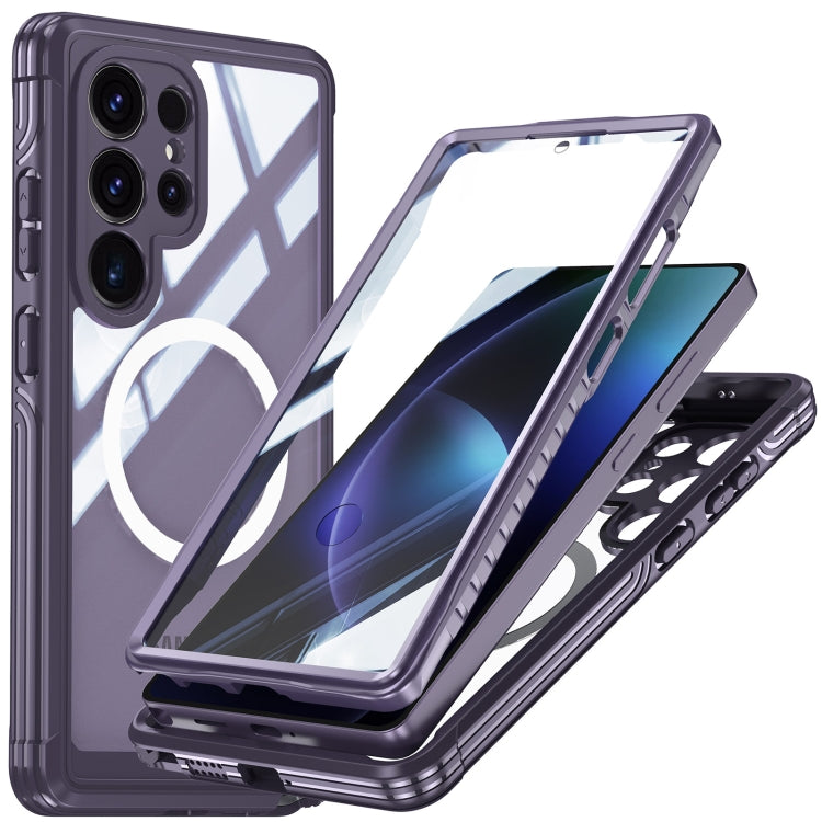 RedPepper Tempered Glass MagSafe Phone Case, For Samsung Galaxy S25 FE 5G, For Samsung Galaxy S25 Edge 5G, For Samsung Galaxy S25 5G, For Samsung Galaxy S25+ 5G, For Samsung Galaxy S25 Ultra 5G