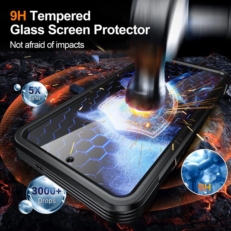 RedPepper Tempered Glass MagSafe Phone Case, For Samsung Galaxy S25 FE 5G, For Samsung Galaxy S25 Edge 5G, For Samsung Galaxy S25 5G, For Samsung Galaxy S25+ 5G, For Samsung Galaxy S25 Ultra 5G