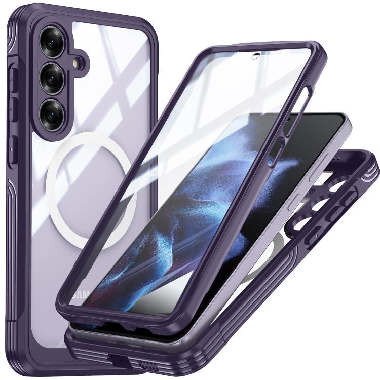 RedPepper Tempered Glass MagSafe Phone Case, For Samsung Galaxy S25 FE 5G, For Samsung Galaxy S25 Edge 5G, For Samsung Galaxy S25 5G, For Samsung Galaxy S25+ 5G, For Samsung Galaxy S25 Ultra 5G