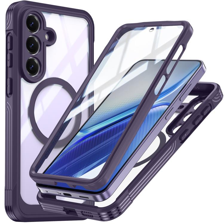 RedPepper Tempered Glass MagSafe Phone Case, For Samsung Galaxy S25 FE 5G, For Samsung Galaxy S25 Edge 5G, For Samsung Galaxy S25 5G, For Samsung Galaxy S25+ 5G, For Samsung Galaxy S25 Ultra 5G