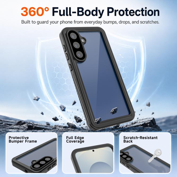 RedPepper Shockproof IP68 Waterproof PC Hybrid TPU Phone Case, For Samsung Galaxy S26+ 5G, For Samsung Galaxy S26 Ultra 5G, For Samsung Galaxy S26 5G, For Samsung Galaxy S25 FE 5G, For Samsung Galaxy S24 FE 5G