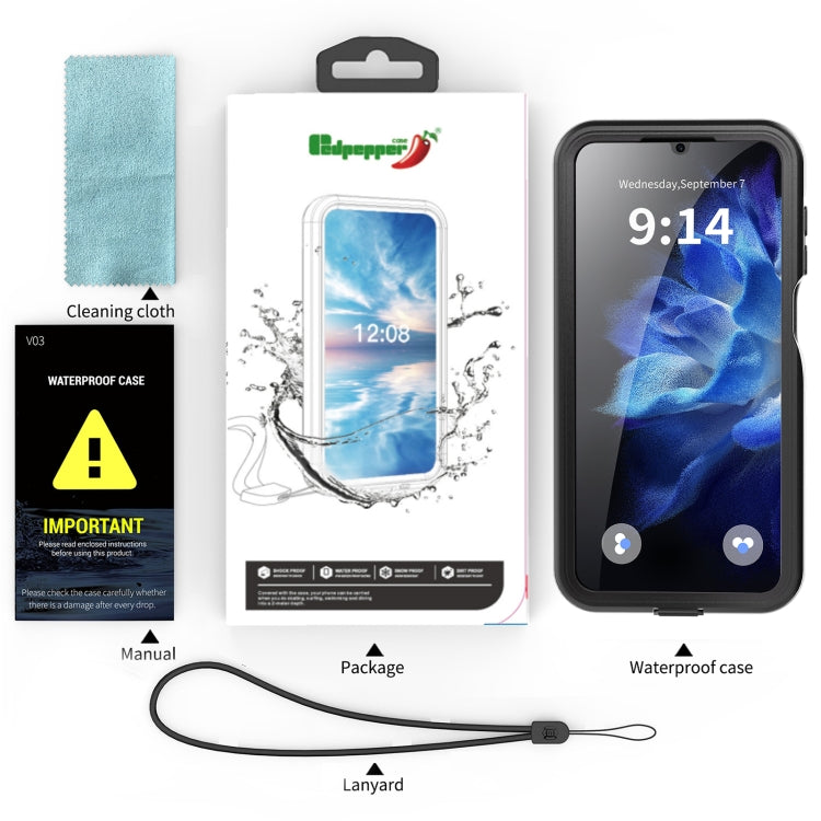 RedPepper IP68 Waterproof PC Hybrid TPU Phone Case, For Samsung Galaxy A16 5G / 4G