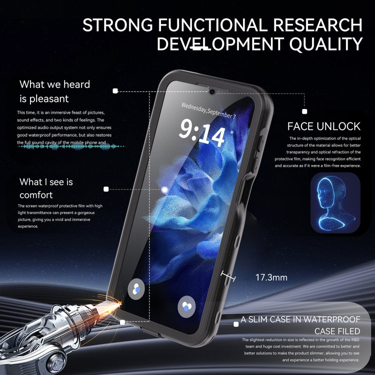 RedPepper IP68 Waterproof PC Hybrid TPU Phone Case, For Samsung Galaxy A16 5G / 4G