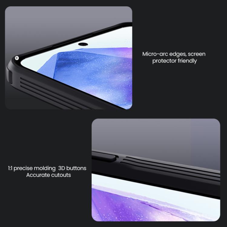 NILLKIN Black Mirror Pro Series Camshield PC Phone Case, For Samsung Galaxy A56 5G, For Samsung Galaxy A36 5G