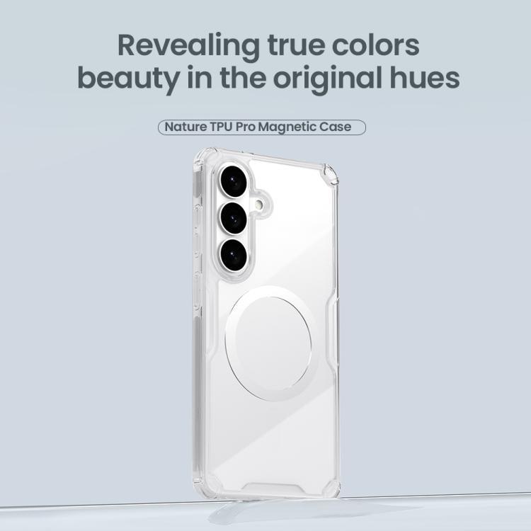 NILLKIN Ultra Clear Magsafe PC + TPU Phone Case, For Samsung Galaxy S25 5G, For Samsung Galaxy S25+ 5G, For Samsung Galaxy S25 Ultra 5G