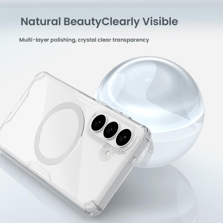 NILLKIN Ultra Clear Magsafe PC + TPU Phone Case, For Samsung Galaxy S25 5G, For Samsung Galaxy S25+ 5G, For Samsung Galaxy S25 Ultra 5G