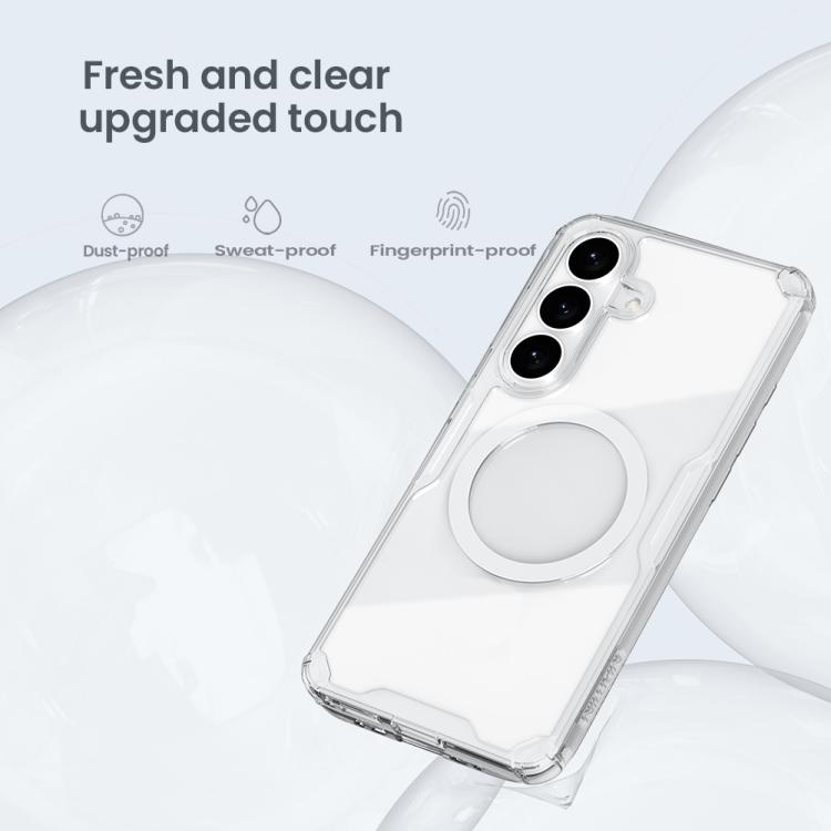 NILLKIN Ultra Clear Magsafe PC + TPU Phone Case, For Samsung Galaxy S25 5G, For Samsung Galaxy S25+ 5G, For Samsung Galaxy S25 Ultra 5G