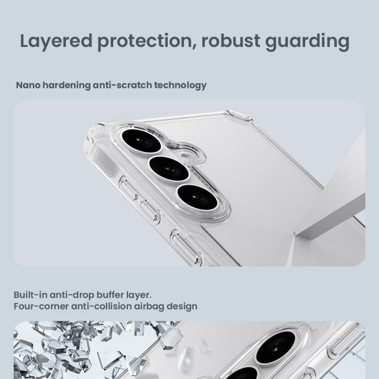 NILLKIN PC + TPU Phone Case, For Samsung Galaxy S25 5G, For Samsung Galaxy S25+ 5G, For Samsung Galaxy S25 Ultra 5G