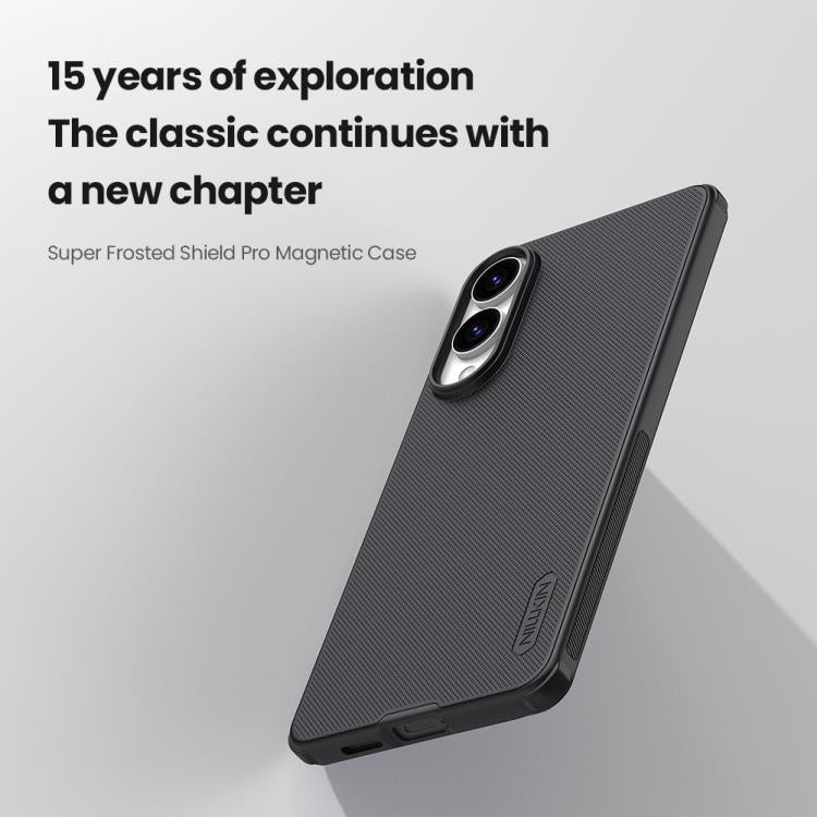 NILLKIN Frosted Shield Pro Magnetic Phone Case, For Samsung Galaxy S25 FE 5G, For Samsung Galaxy S25 Edge 5G, For Samsung Galaxy S25 5G, For Samsung Galaxy S25+ 5G