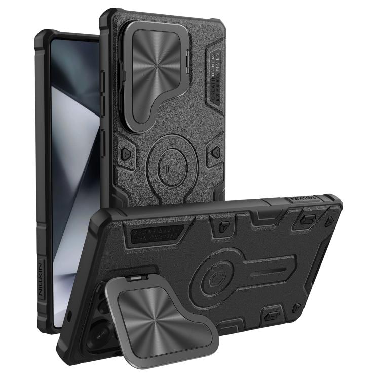 NILLKIN Black Rhino Prop MagSafe Magnetic PC Phone Case, For Samsung Galaxy S25 Ultra 5G