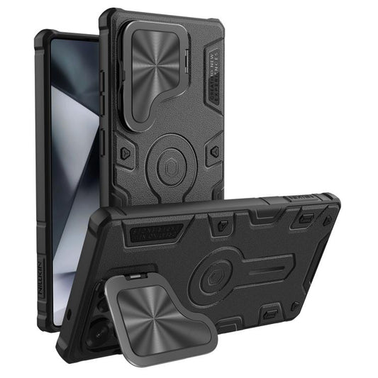 NILLKIN Black Rhino Prop MagSafe Magnetic PC Phone Case, For Samsung Galaxy S25 Ultra 5G