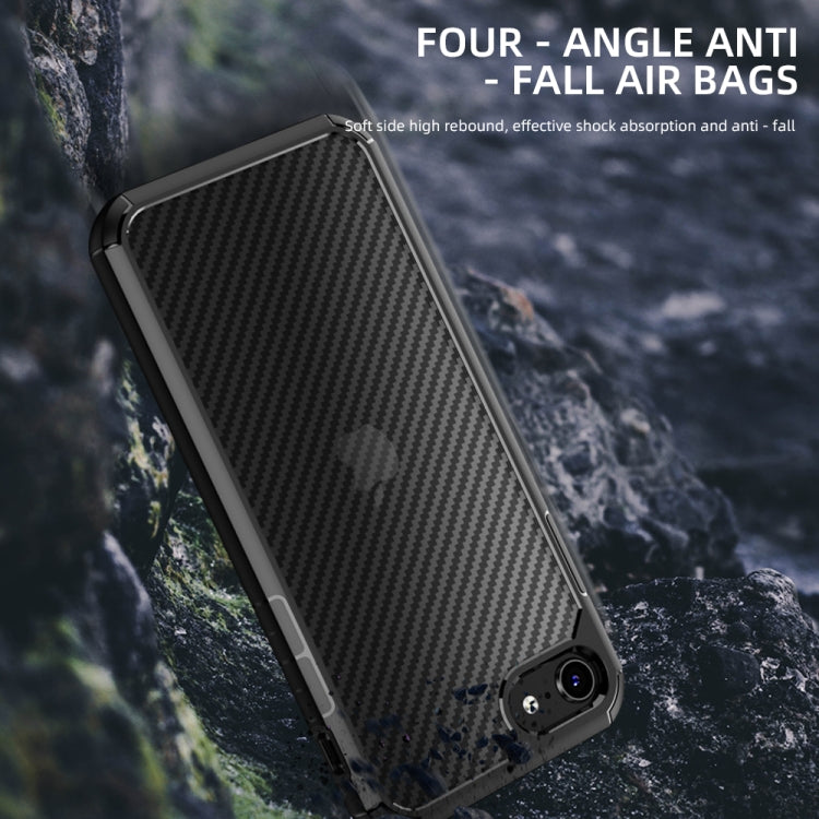 iPAKY Pioneer Series Carbon Fiber Texture Shockproof TPU + PC Case, For iPhone SE 2022 / SE 2020 / 8 / 7, For iPhone 8 Plus / 7 Plus, For iPhone 11, For iPhone 11 Pro, For iPhone 11 Pro Max, For iPhone 12 mini, For iPhone 12 / 12 Pro                   ...