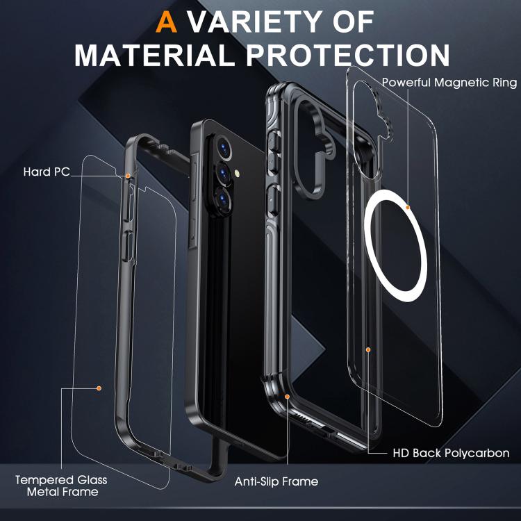 RedPepper Tempered Glass MagSafe Phone Case, For Samsung Galaxy A17 5G, For Samsung Galaxy A36 / A56