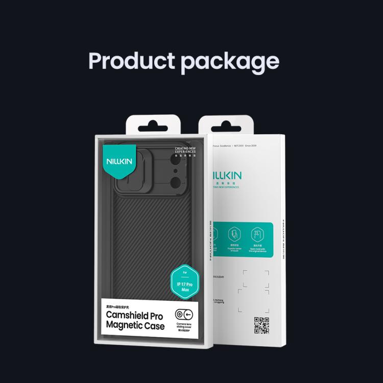 NILLKIN CamShield Pro Magnetic PC Phone Case, For iPhone 17 Pro Max, For iPhone 17 Pro, For iPhone 17, For iPhone Air, For iPhone 16e