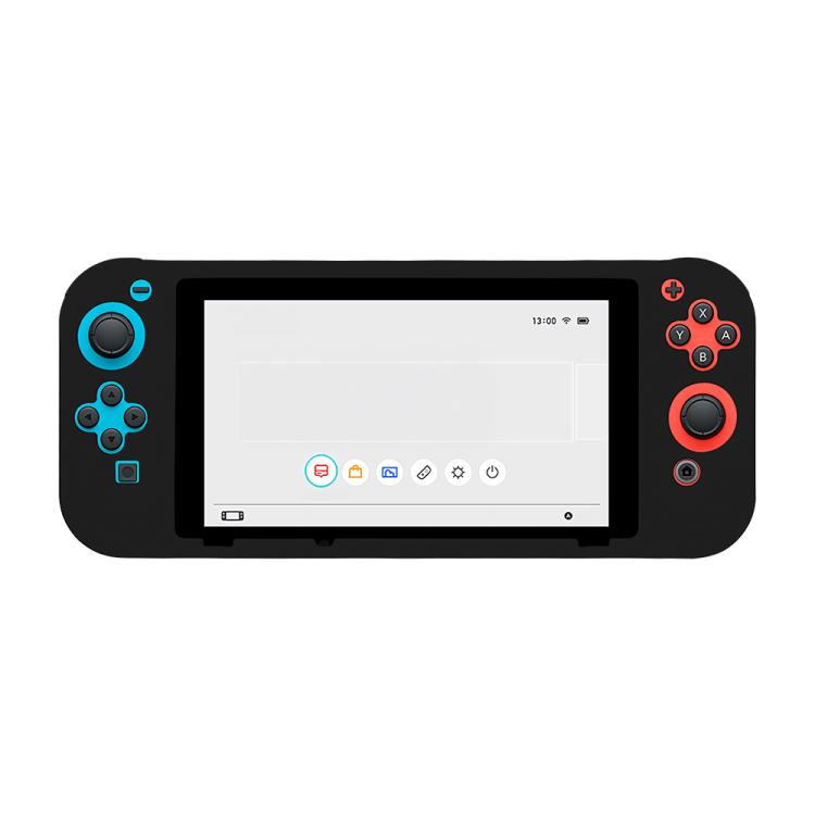 Game Console Solid Color Silicone Full Protective Case, For Nintendo Switch