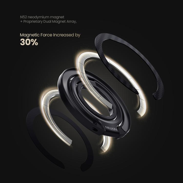 NILLKIN NKL13 FiberSnap 360 Degree Rotating Double-Sided Magnetic Finger Ring Phone Holder