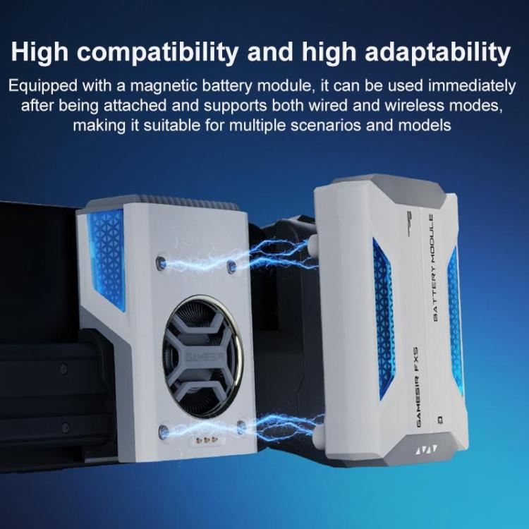 GameSir X5 Lite Game Controller FX5 Ice Crystal Semiconductor Game Controller Radiator, Battery Version