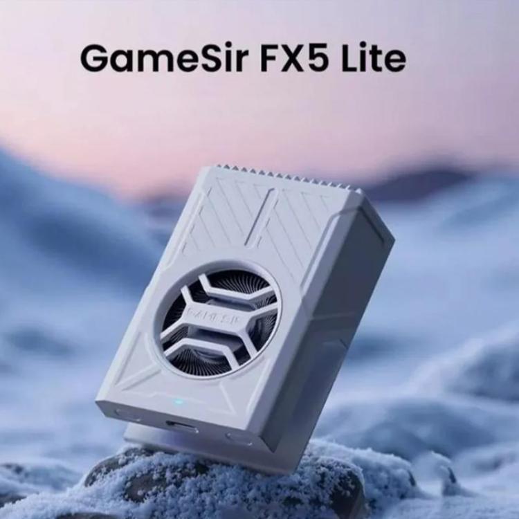 GameSir X5 Lite Game Controller FX5 Line Ice Crystal Semiconductor Game Controller Radiator, Wired Version