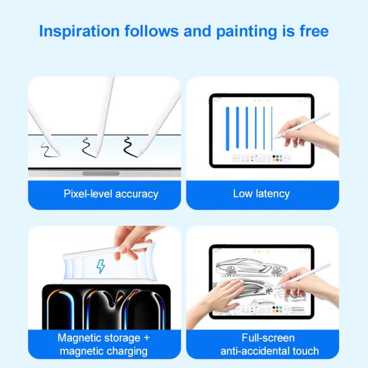 RedPepper P25 Pro Anti-Mistouch Magnetic Charging Capacitive Stylus, For iPad