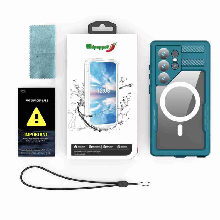 RedPepper IP68 Waterproof Triple-proof MagSafe Phone Case, For Samsung Galaxy S24 Ultra 5G, For Samsung Galaxy S24+ 5G, For Samsung Galaxy S24 5G