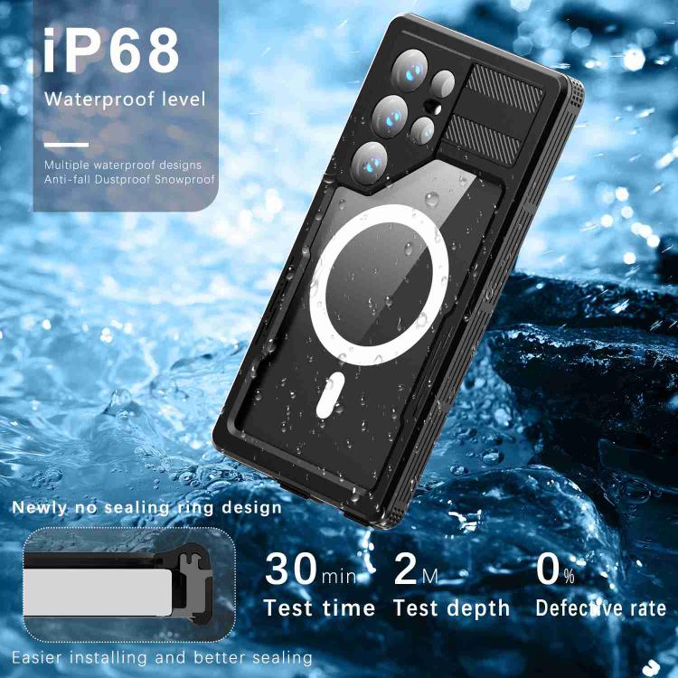 RedPepper IP68 Waterproof Triple-proof MagSafe Phone Case, For Samsung Galaxy S24 Ultra 5G, For Samsung Galaxy S24+ 5G, For Samsung Galaxy S24 5G