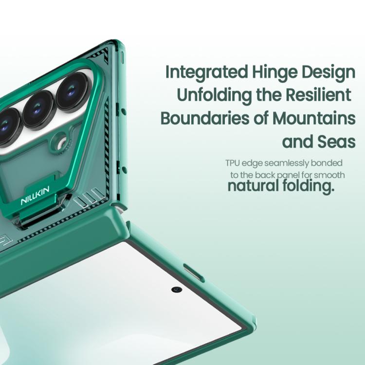 NILLKIN Ice Sky Prop Series MagSafe Magnetic Frame Version Phone Case, For Samsung Galaxy Z Fold7 5G