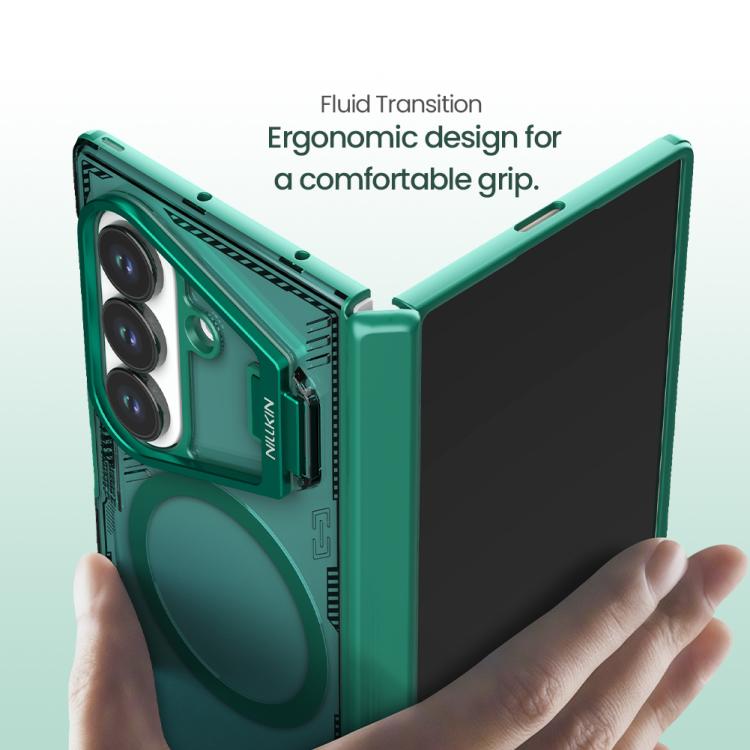 NILLKIN Ice Sky Prop Series MagSafe Magnetic Frame Version Phone Case, For Samsung Galaxy Z Fold7 5G