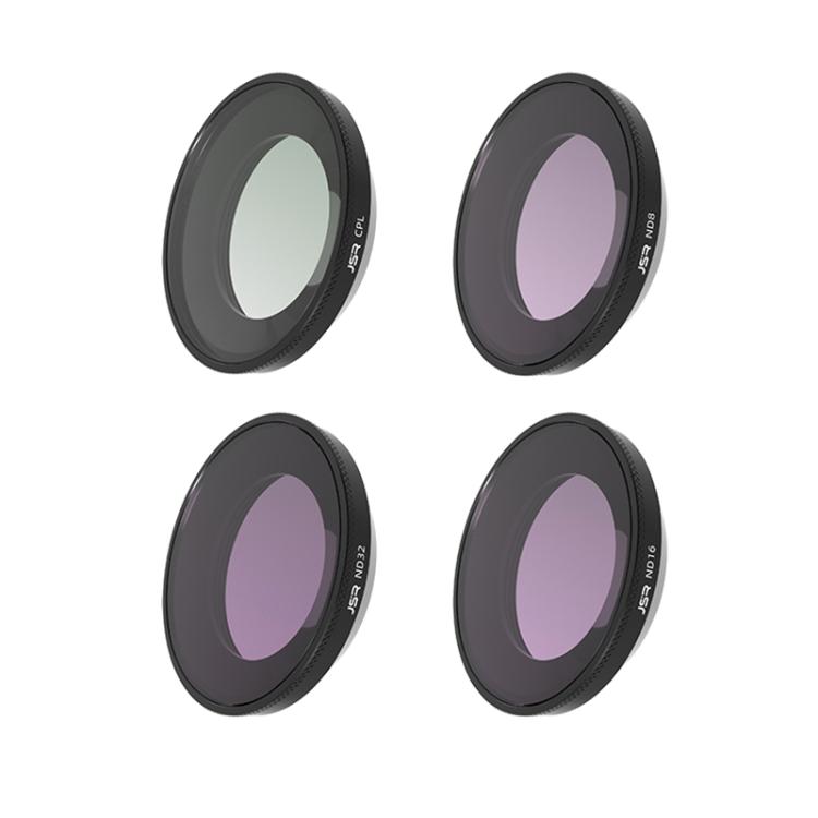 For Insta360 GO Ultra JSR LH Series Lens Filter, UV, CPL, ND8, ND16, ND32, ND64, ND8PL, ND16PL, ND32PL, ND64PL, NIGHT, STAR, Streak Drawing Blue, Streak Drawing Gold, 3 in 1 ND8/16/32, 4 in 1 CPL ND8/16/32, 4 in 1 ND8/16/32/64, 4 in 1 ND8-64PL