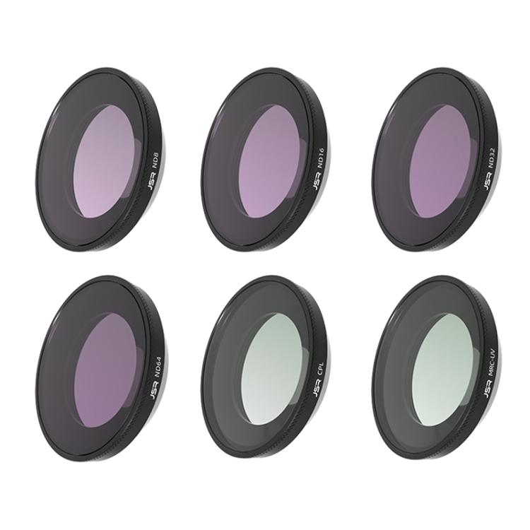 For Insta360 GO Ultra JSR LH Series Lens Filter, UV, CPL, ND8, ND16, ND32, ND64, ND8PL, ND16PL, ND32PL, ND64PL, NIGHT, STAR, Streak Drawing Blue, Streak Drawing Gold, 3 in 1 ND8/16/32, 4 in 1 CPL ND8/16/32, 4 in 1 ND8/16/32/64, 4 in 1 ND8-64PL