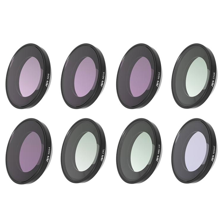For Insta360 GO Ultra JSR LH Series Lens Filter, UV, CPL, ND8, ND16, ND32, ND64, ND8PL, ND16PL, ND32PL, ND64PL, NIGHT, STAR, Streak Drawing Blue, Streak Drawing Gold, 3 in 1 ND8/16/32, 4 in 1 CPL ND8/16/32, 4 in 1 ND8/16/32/64, 4 in 1 ND8-64PL