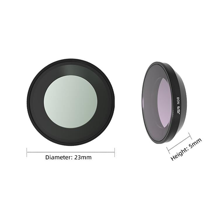 For Insta360 GO Ultra JSR LH Series Lens Filter, UV, CPL, ND8, ND16, ND32, ND64, ND8PL, ND16PL, ND32PL, ND64PL, NIGHT, STAR, Streak Drawing Blue, Streak Drawing Gold, 3 in 1 ND8/16/32, 4 in 1 CPL ND8/16/32, 4 in 1 ND8/16/32/64, 4 in 1 ND8-64PL