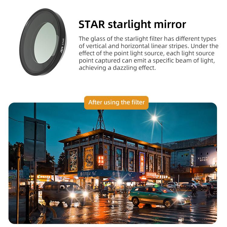 For Insta360 GO Ultra JSR LH Series Lens Filter, UV, CPL, ND8, ND16, ND32, ND64, ND8PL, ND16PL, ND32PL, ND64PL, NIGHT, STAR, Streak Drawing Blue, Streak Drawing Gold, 3 in 1 ND8/16/32, 4 in 1 CPL ND8/16/32, 4 in 1 ND8/16/32/64, 4 in 1 ND8-64PL